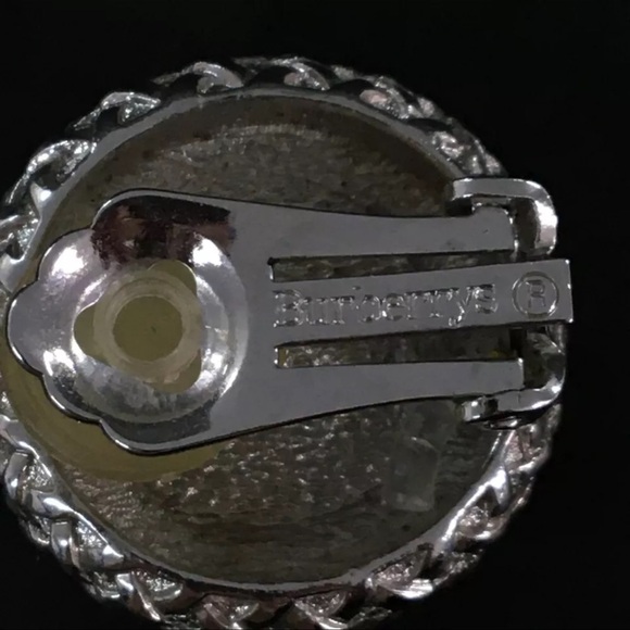 Burberrys Blue Silver Tone Earrings - Picture 8 of 11